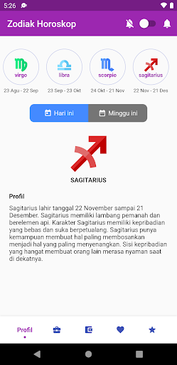 Zodiak Horoskop RamalanBintang Screen 3
