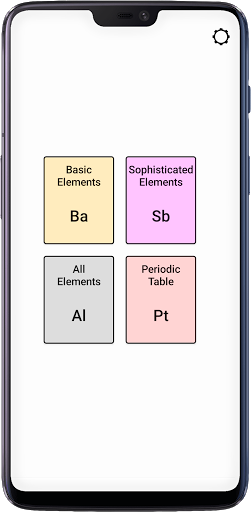 Android application Fun Chemistry screenshort