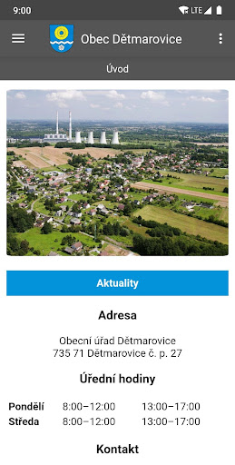 Obec Dětmarovice Screen 2