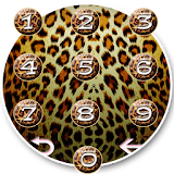 Golden leopard spotted theme icon