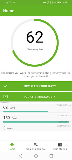 Android application Reboot - NoFap tracker screenshort