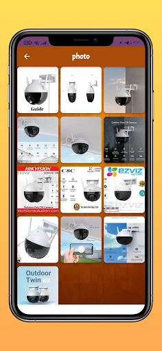 Android application ezviz c8c camera guide screenshort