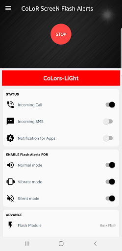 ringtone iphone flash on call Screen 2