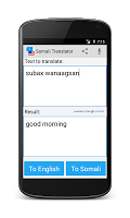 screenshot of Somali English Translator
