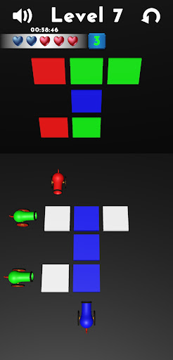 Shooting Colors 3D Screen 3
