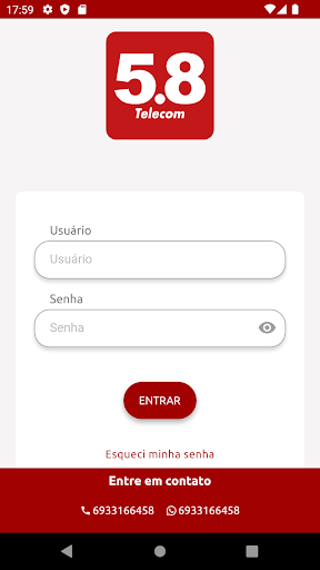 Android application Internet 5.8 screenshort