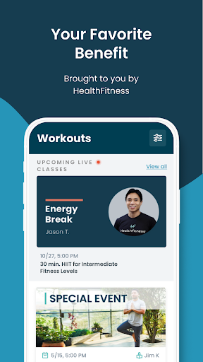 Android application HealthFitness360 screenshort