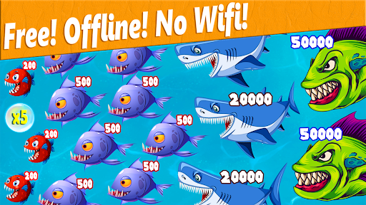 Android application Fish Game Offline Game screenshort