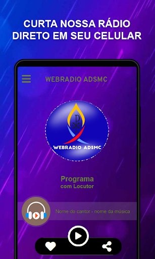 Android application WEBRADIO ADSMC screenshort