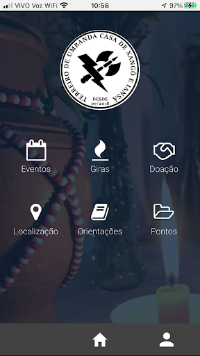 Android application Terreiro casa de Xangô e Iansã screenshort
