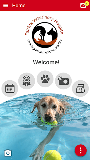 Android application Fairfax Paws Portal screenshort