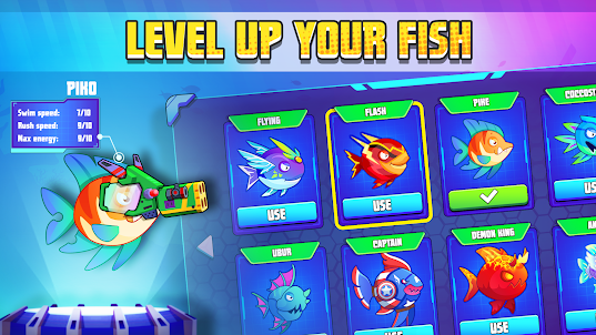 Fish & Gun: Hungry Fish Game
