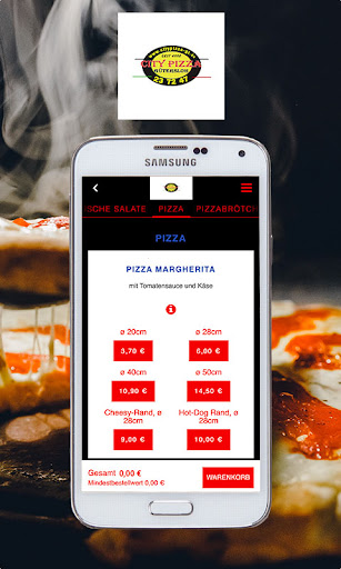 City Pizza Screen 2