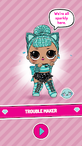 Desenho de Boneca L.O.L. Troublemaker para colorir