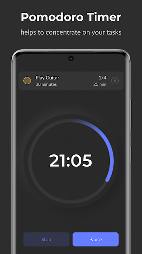 Android application Focus Go – Time Management screenshort