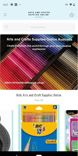 Android application Arts and Crafts Supplies screenshort