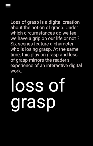 Android application Loss of grasp screenshort