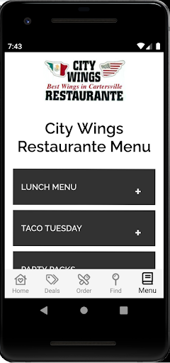 City Wings Screen 2