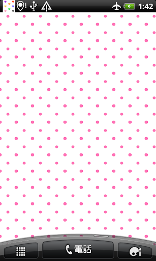 Android application 水玉の壁紙 screenshort