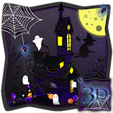 3D Spooky House Halloween Theme icon