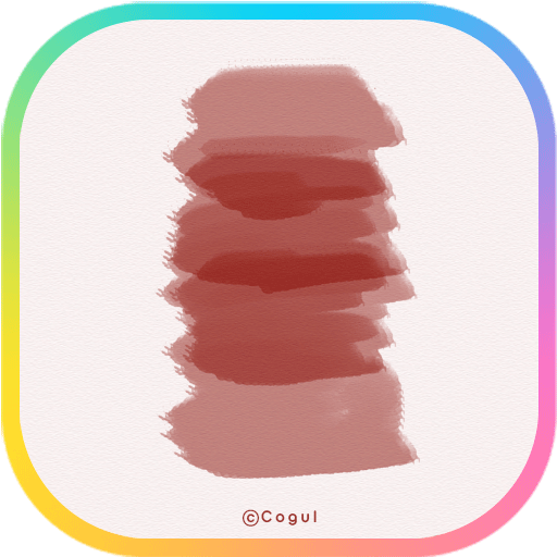카카오톡 테마 - 4색 수채화_레드와인 logo