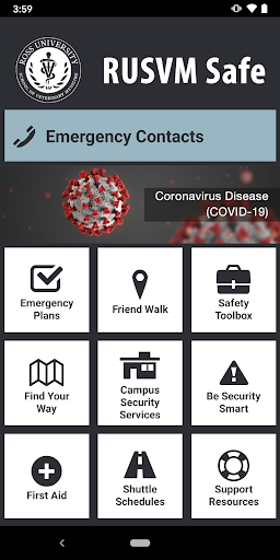 Android application RUSVM Safe screenshort