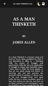As A Man Thinketh - Night Mode by James Allen