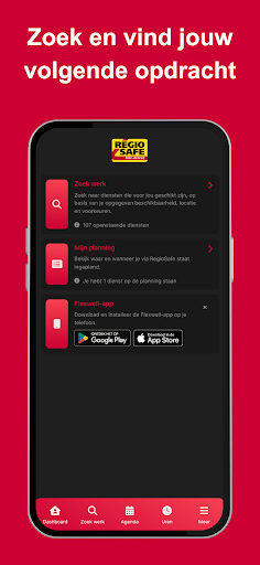 Android application RegioSafe screenshort