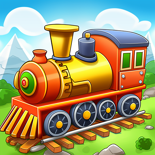 Kids Train Game: Build Station  Icon