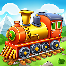 Kids Train Game: Build Station