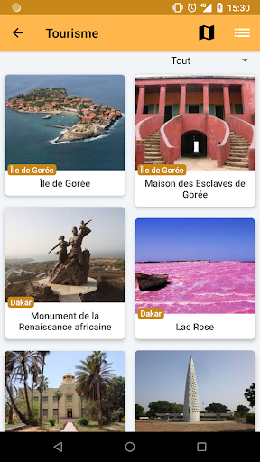 Sénéguide -Sénégal Guide Touri Screen 2