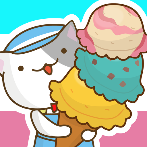 Cat ice cream shop  Icon