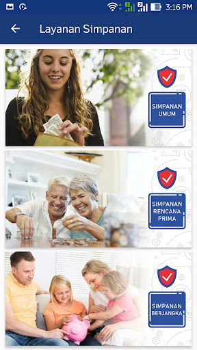 Android application Prima Mobile screenshort