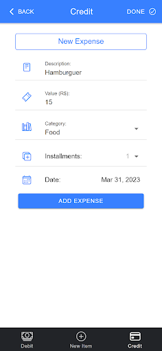 FinanceMe Screen 3
