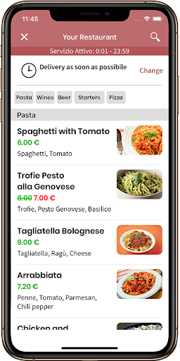 See You Food - Sample App Screen 2