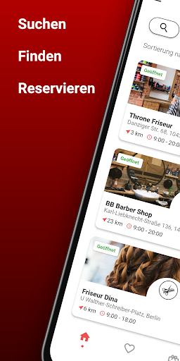 Android application Reservo24 screenshort