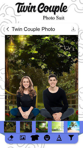 Twin Couple Photo Suit Screen 2