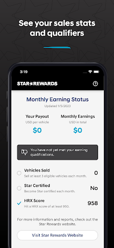 Hyundai Star Rewards Screen 2