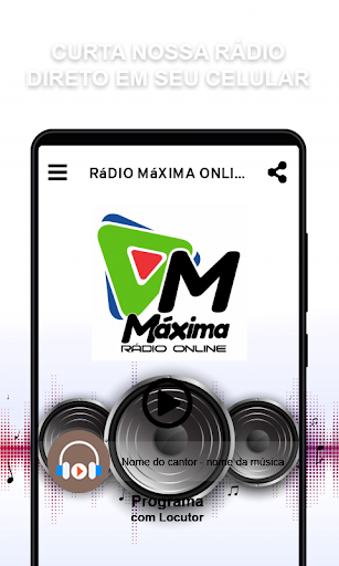 Android application Rádio Máxima Online screenshort