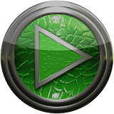 Poweramp skin green lizard icon
