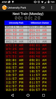 Schedule for Metra Electric screenshot 5