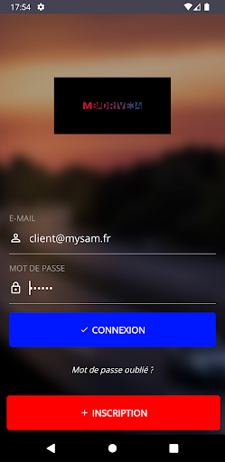 Android application MB.DRIVE34 screenshort