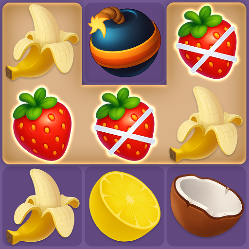 3D Match and Merge Fruits Puzzle