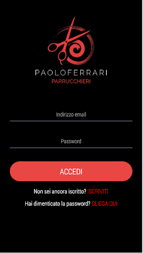 Android application Paolo Ferrari Parrucchieri screenshort