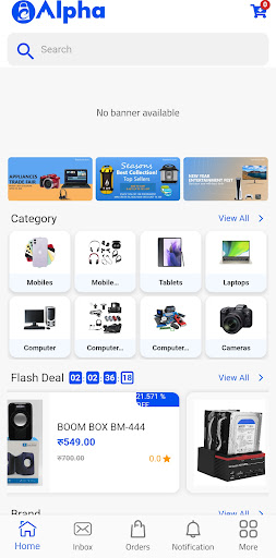 eAlpha - Your Electronic Haven Screen 2