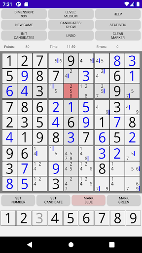 Android application MGSudoku screenshort