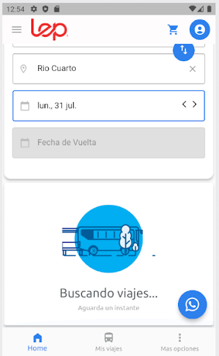 buses Lep horarios y reservas Screen 2