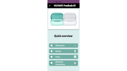 HUAWEI FreeBuds SE Specifications - HUAWEI Global