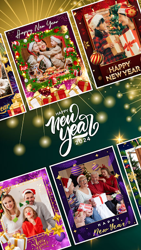 Android application New Year Photo Frame 2024 screenshort