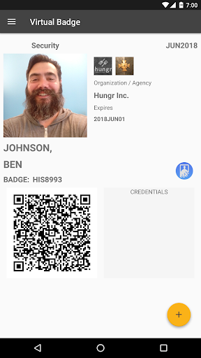 Virtual Badge Screen 2